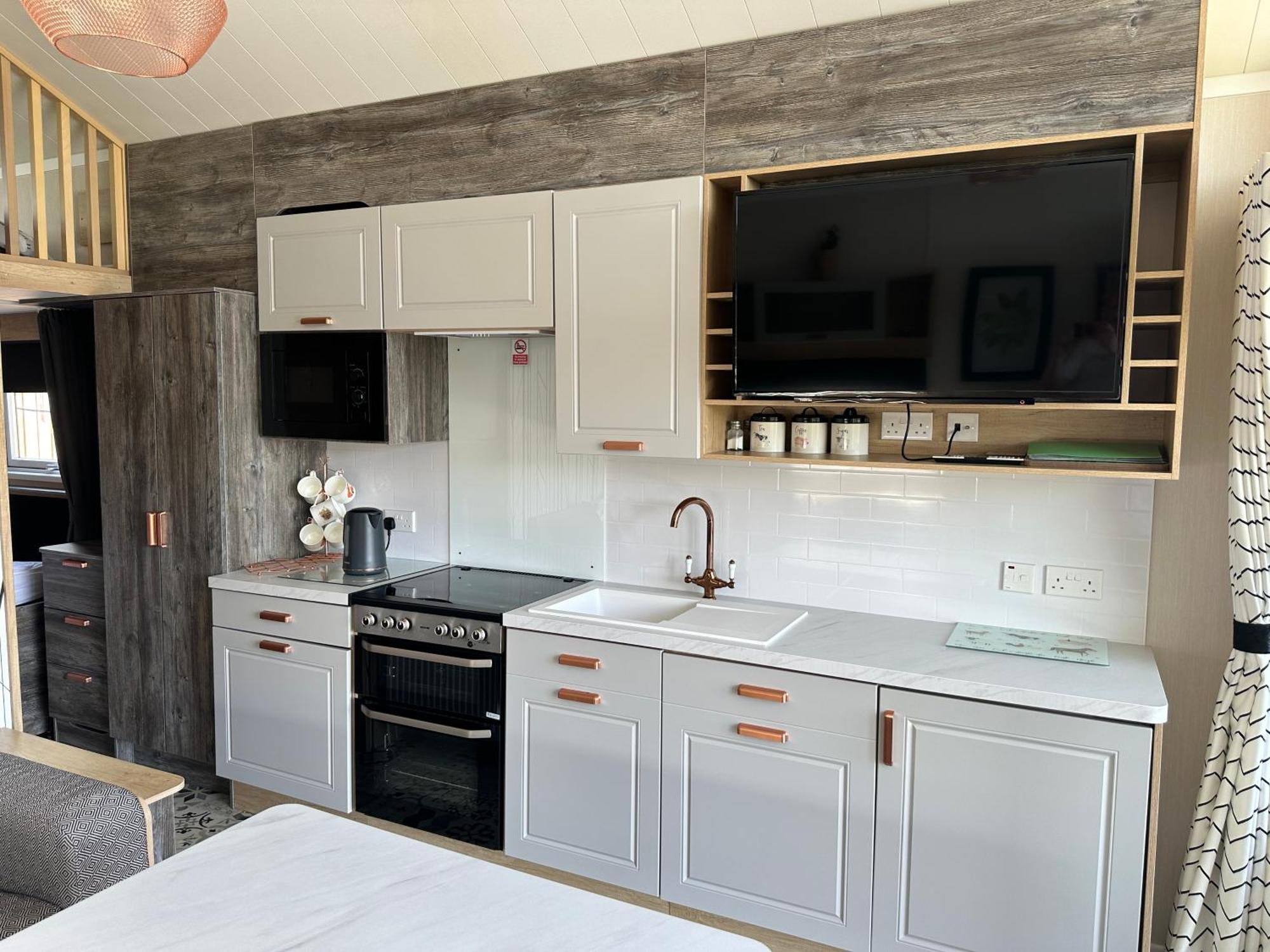 The Pods At Haulfryn Caravan Park Whitford Esterno foto